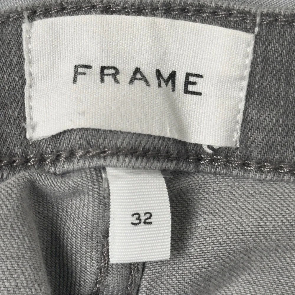 FRAME L'Homme Mens Slim Jeans in the color Castle Rock‎ -Gray Size 32